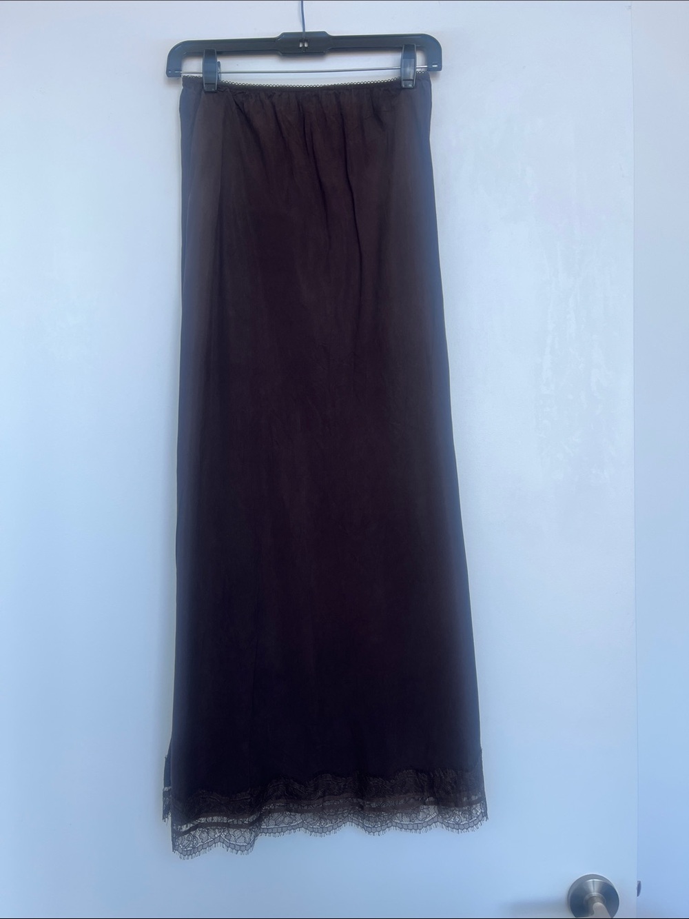 DISSH Andrea Plum Chocolate Cupro Skirt - Picture 11 of 11
